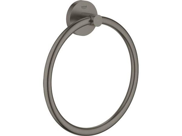 Grohe Essentials handduksring - borstad hård grafit