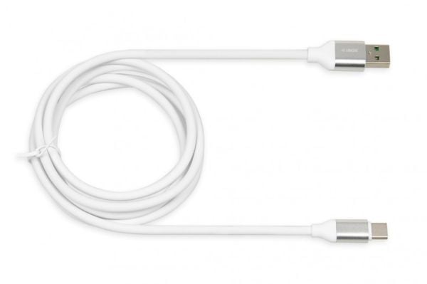 iBOX IKUMTCWQC - USB-kabel - USB-C (hann) til USB (hann) - USB 2.0 - 3 A - 1.5 m - hvit