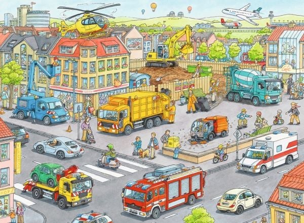 Ravensburger 4005556105588, 100 stykker, Kjøretøy, 6 år