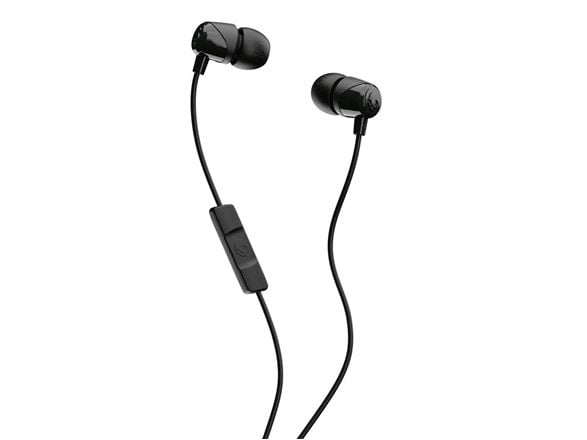 Skullcandy Jib - Ørepropper med mikrofon - i øret - kablet - 3,5 mm jakk - lydisolerende - svart