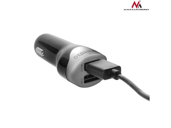 Maclean MCE157 billaddare 2x USB-A 2.4 A