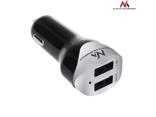 Maclean MCE157 billaddare 2x USB-A 2.4 A