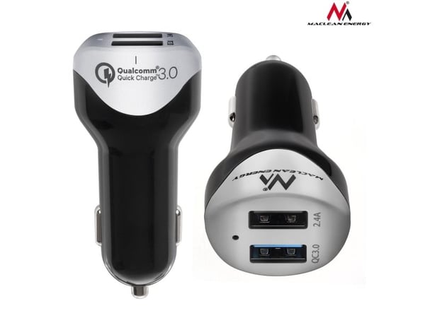 Maclean MCE157 billaddare 2x USB-A 2.4 A