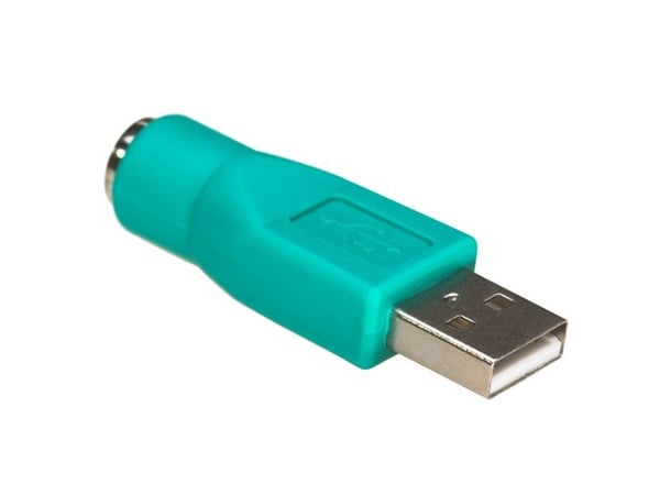 Akyga - Musadapter - PS/2 (hunn) til USB (hann) - grønn