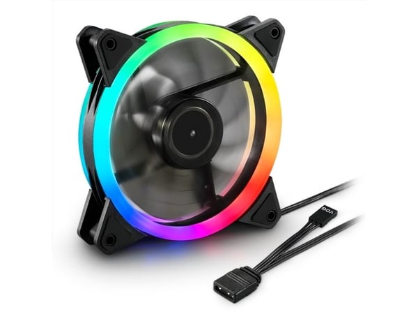 Sharkoon SHARK Blades RGB - Kabinettvifte - 120 mm