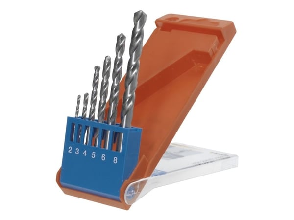 kwb SILVER STAR HSS, Drill, Drill bit set, Høyrehåndsrotasjon, Strykejern, Plast, Profil, Rustfritt stål, Rustfri stålplate (tynn), 135°, Høy-Hasti...
