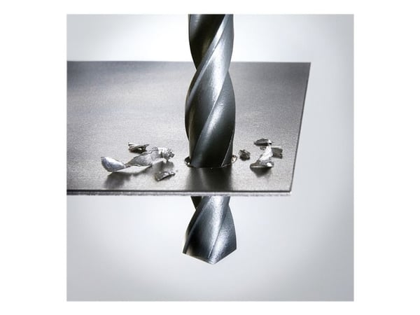 kwb 429040, Drill, Drill bit set, Høyrehåndsrotasjon, Plast, Profil, Blad metall, 118°, Høy-Hastighets Stål (HHS)