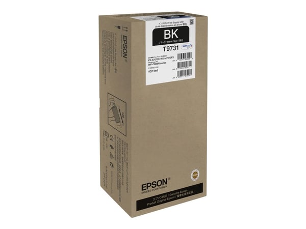 Epson T9731 - 402.1 ml - XL-storlek - svart - original - bläckpatron - för WorkForce Pro WF-C869R, WF-C869RD3TWFC, WF-C869RDTWF, WF-C869RDTWFC