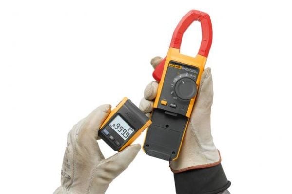 Fluke 381, LCD, CAT III 1000V, CAT IV 600V, 350 g, Gult