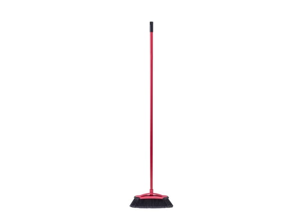 Vileda 143783, Innendørs, Sort, Grå, Rød, Myk/hard bust, Polyetylentereftalat (PET), 86 cm, 130 cm