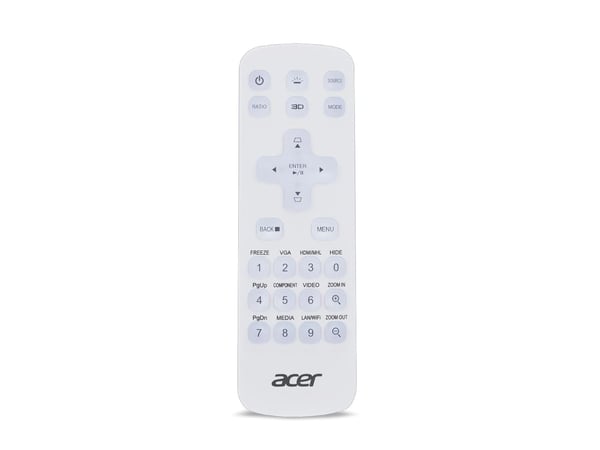Acer Consumer - Universal fjernkontroll - 25 knapper - hvit