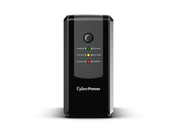 CyberPower UT Series UT650EG-FR - UPS - AC 230 V - 360 watt - 650 VA - enkeltfase - utgangskontakter: 3 - Frankrike - svart