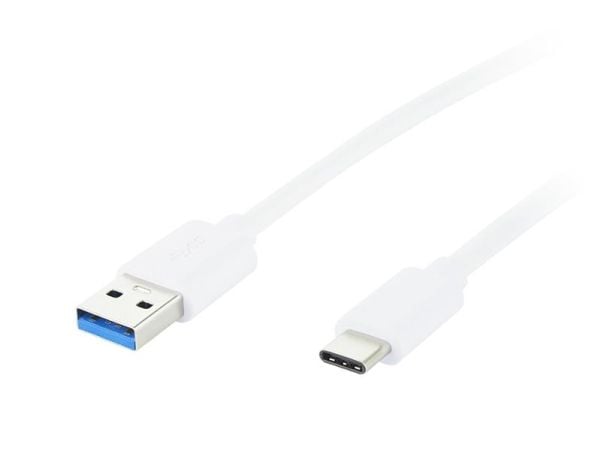 USB Blow USB-A-kabel - 2 m hvit (66-124#)