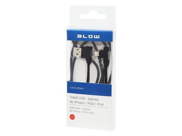 USB Blow USB-A-kabel - 1 m svart (66-119#)