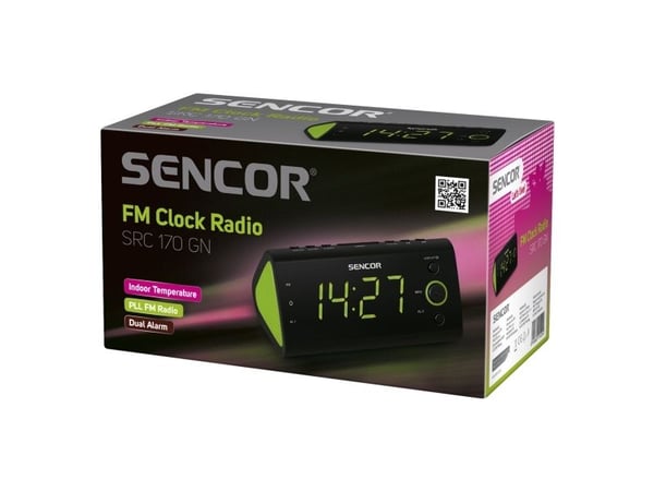 Sencor SRC 170 GN - Kelloradio - vihreä