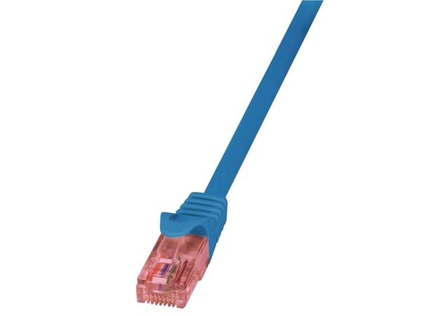 LogiLink 10m, Cat6, 10 m, Cat6, U/UTP (UTP), RJ-45, Blå