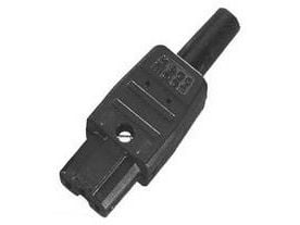 Bachmann - Strøm-konnektor - IEC 60320 C13 - 250 V - 10 A - lajitelma, RAL 9005