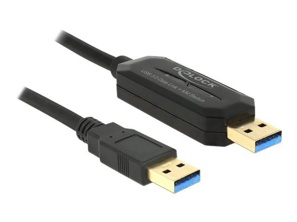 Delock - Adapter til direkte tilslutning - USB 3.0 - USB 3.0 x 1 - sort