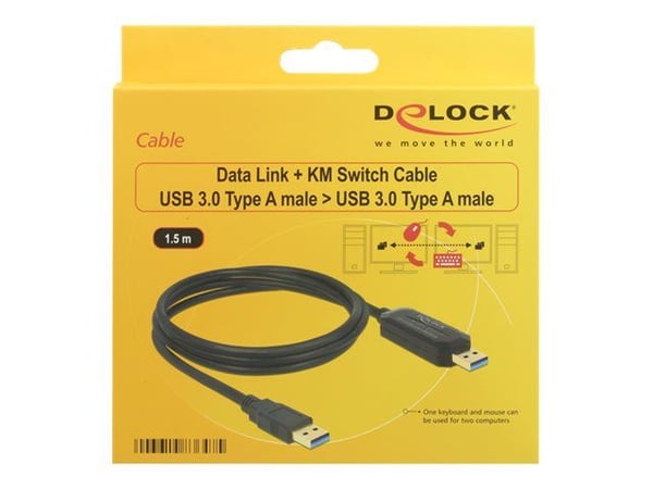 Delock - Adapter til direkte tilslutning - USB 3.0 - USB 3.0 x 1 - sort