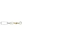 Okuma Norwegian Snap Swivel Size 6 Brass - 8pcs