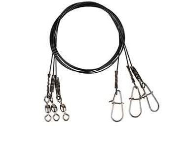 SG Black7 Trace 30cm 0.45mm 11kg Swivel/Needle Snap 3pcs SG Black7 Trace 30cm 0.45mm 11kg Swivel/Needle Snap 3pcs