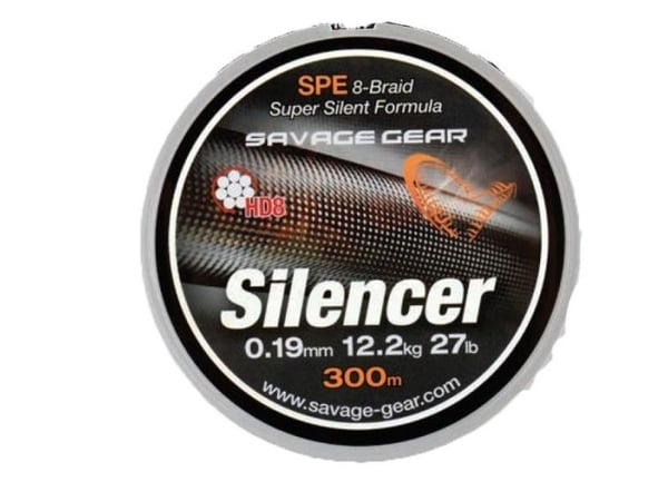 SG HD8 Silencer Braid 120m 0.40mm 80lbs 36,3kg Green