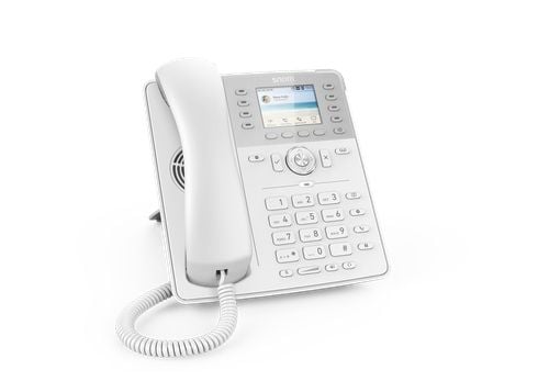 snom D735 - VoIP-telefon - 3-riktad samtalsförmåg - SIP, RTCP - 12 linjer - vit