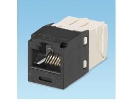 Panduit UTP RJ45 TG-MiniJack cat 6, svart, vit