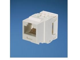 Panduit NK688MWH-Q, platt, vit, RJ-45, honkontakt, Cat6, U/UTP (UTP)