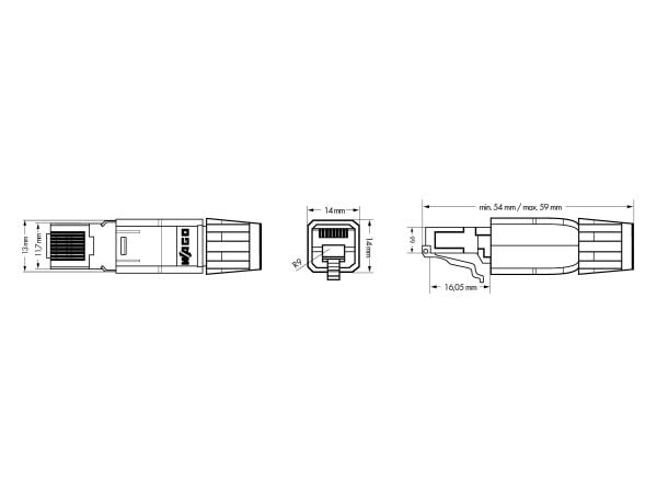 Wago 750-975, RJ-45, Grå, IP20, 12 g, -20 - 70 °C, -40 - 70 °C, -40 - 70 °C