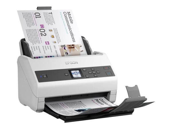 Epson WorkForce DS-970 - Dokumentskanner - Contact Image Sensor (CIS) - Dupleks - A4 - 600 dpi x 600 dpi - inntil 85 spm (mono) / inntil 85 spm (fa...
