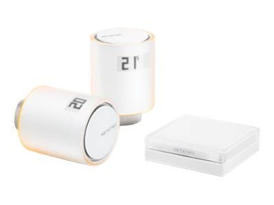 Netatmo Smart Radiator Valves - Starter Pack - vandventil - trådløs - 802.11b/g/n - 2.4 Ghz