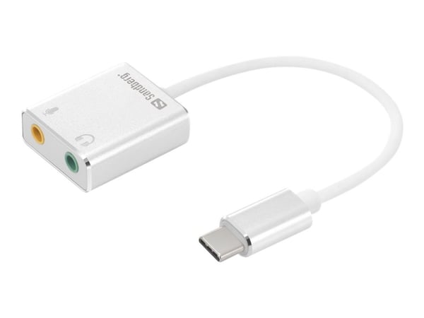 Sandberg USB-C to Sound Link - Lydkort - stereo - USB-C