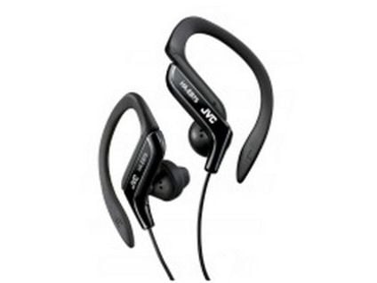 JVC HA-EB75 - Ørepropper - i øret - over-øret-montering - kablet - 3,5 mm jakk - svart
