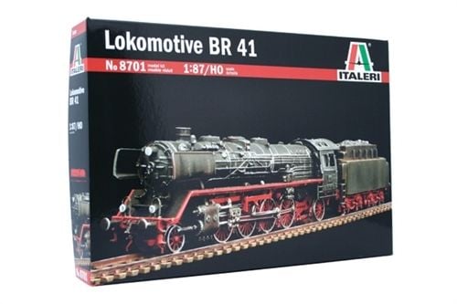 Italeri Lokomotive BR41, Junamalli, HO (1:87), Poika/tyttö, Muovi, Musta, Läpinäkyvä, CE