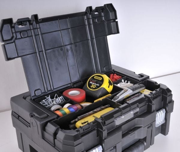 Stanley FMST171966, Verktøykasse (hard), Metall, Plast, Sort, 13,5 l, 440 mm, 331,7 mm