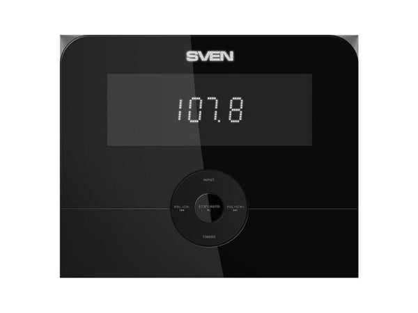 SVEN MS-2250, 2.1 kanaler, 80 W, Universell, Sort, MDF, IR