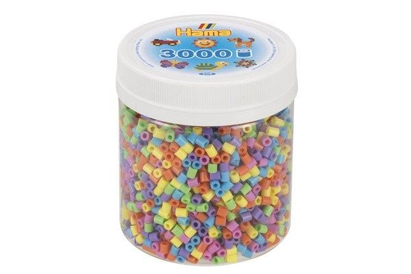 Hama Beads 209-50, Flerfarget, CE, 3000 stykker