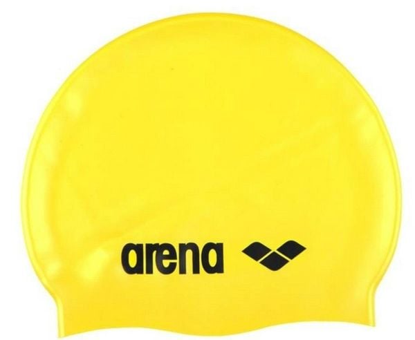 Arena Classic Silicone, Sort, Gult, Caps, Unisex, Svømming, Silikon, Bilde