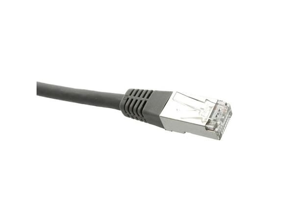 Black Box GigaTrue - Koblingskabel - RJ-45 (hann) til RJ-45 (hann) - 0.5 m - SFTP - CAT 6 - flertrådet - grå