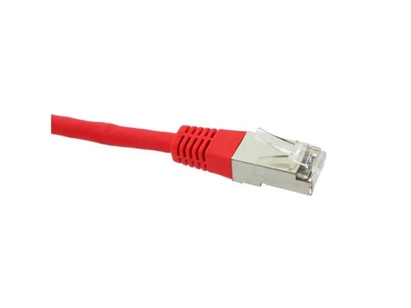 Black Box GigaTrue - Koblingskabel - RJ-45 (hann) til RJ-45 (hann) - 50 cm - SFTP - CAT 6 - halogenfri, formstøpt, flertrådet - rød