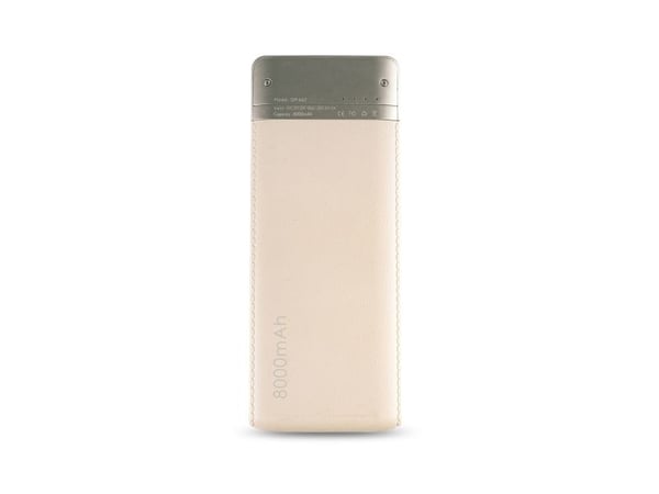 RealPower PB-8000 Fashion, 8000 mAh, Lithium Polymer (LiPo), Sort, Sjampagne