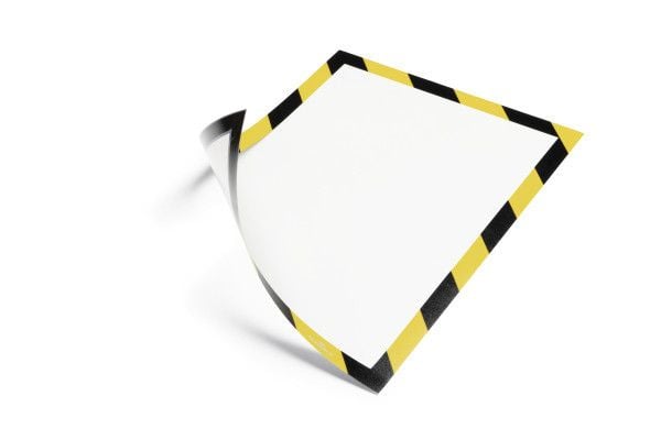 Durable 4945-130, A4, Svart, Gul, 5 styck