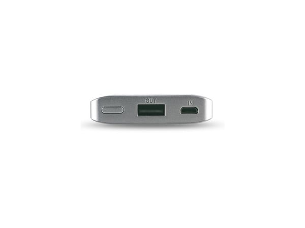 RealPower PB-4000 Fashion, 4000 mAh, Lithium Polymer (LiPo), Blå, Sølv