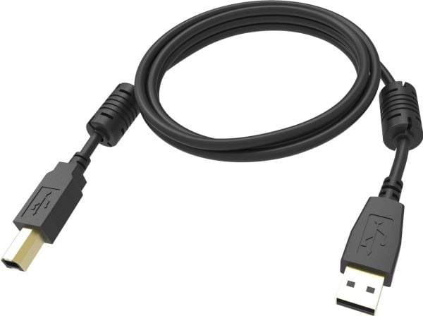 Vision Professional - USB-kabel - USB (hane) till USB typ B (hane) - USB 2.0 - 2 m - svart