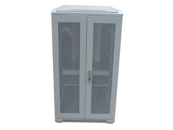 ALLNET 113998, Frittstående hylle, 22U, 500 kg, Nøkkellås, Grå