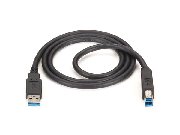 Black Box USB30-0006-MM, 1,8 m, USB A, USB B, USB 2.0, 4,8 Gbit/s, Musta