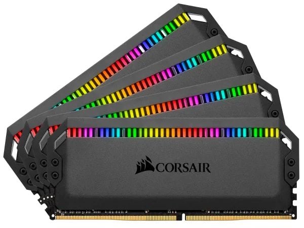 CORSAIR Dominator Platinum RGB - DDR4 - sett - 16 GB: 2 x 8 GB - DIMM 288-pin - 3200 MHz / PC4-25600 - CL16 - 1.35 V - ikke-bufret - ikke-ECC - svart