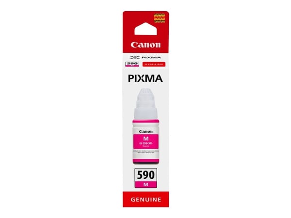 Canon GI 590 M - 70 ml - magenta - original - blekkrefill - for PIXMA G1500, G1501, G1510, G2500, G2501, G2510, G3500, G3501, G3510, G4410, G4500, ...