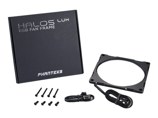 Phanteks Halos Lux - Järjestelmän puhalluskehys - musta